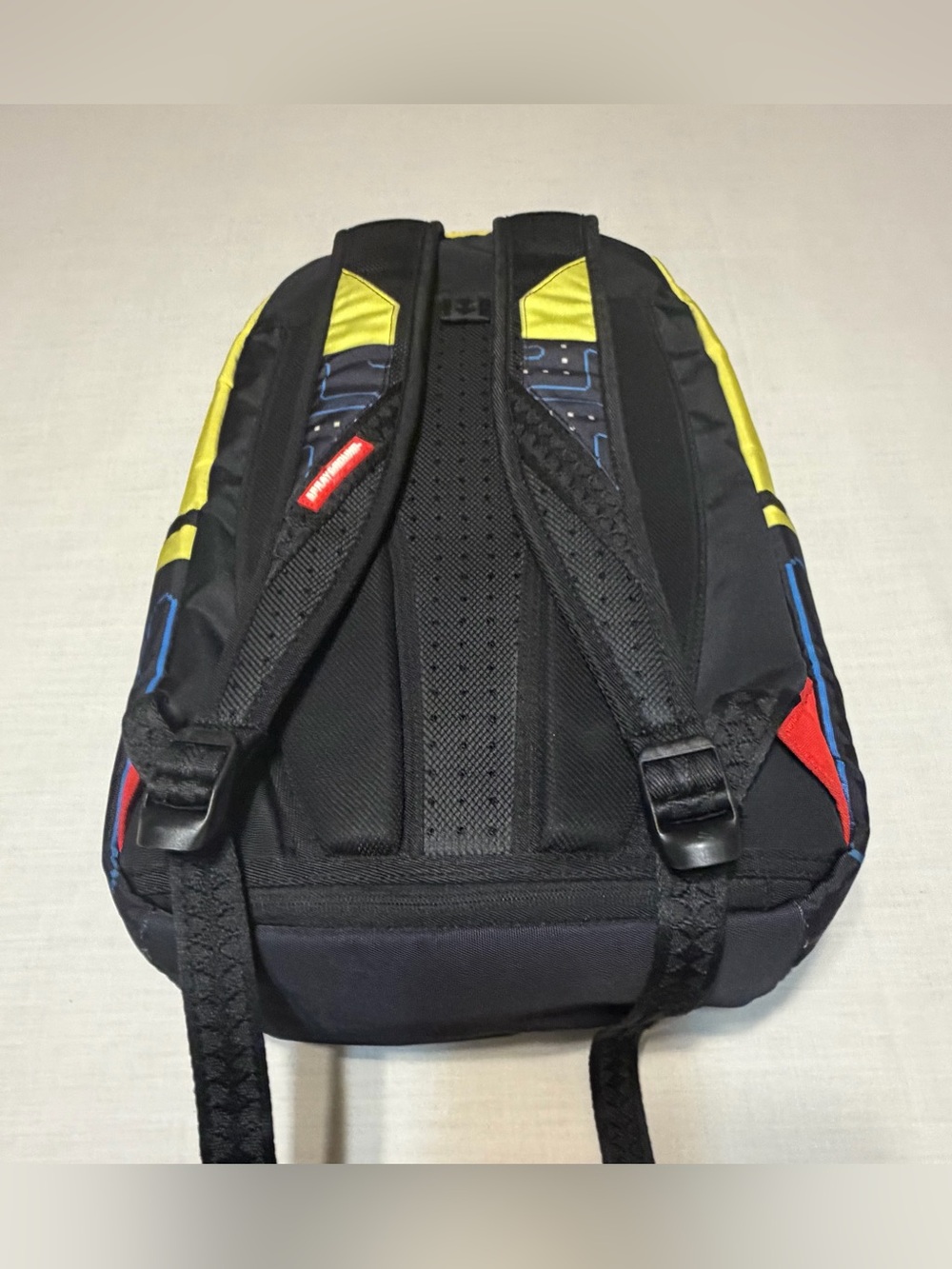 Sprayground Pac-Man Arcade Yellow & Black Backpack - Picture 10 of 16